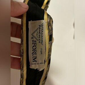 VINTAGE logo dress suit tie accessory Vitaliano Pancaldi neckties neck wear y2k